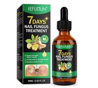 7days Ginger Nail Treatment, Aceite Botánico Natural para el Crecimiento de las Uñas, Reparación Intensa de Uñas Dañadas y Bordes de Uñas, Manos y Pies 60ml