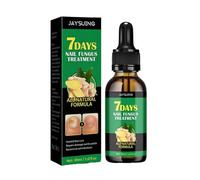 7days Ginger Nail Treatment, Suero de Uñas de Jengibre, Aceite Botánico Natural para el cuidado de la cutícula, Reparación Intensa de Uñas Dañadas y Bordes de uñas, Manos y Pies 30ml