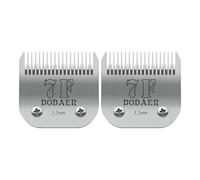 7F Cuchillas desmontables para perros,Compatible con Moser 45-50/Heiniger/Andis,Oster A5,Wahl KM10 Series,2 unidades plateado
