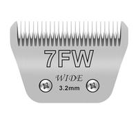 7FW Cuchillas Anchas y extraíbles para el Cuidado de Mascotas,compatibles con cortapelos Andis,Oster A5,Wahl KM10/Moser 45/Masterclip A5,Longitud de Corte 1/8 Pulgadas (3,2 mm)