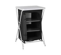 7H SEVEN HOUSE Armario Cocina Plegable para Camping Negro 60,5x61x91cm 7house