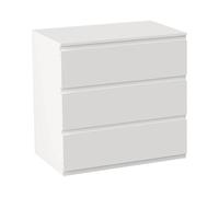 7H SEVEN HOUSE Cómoda de 3 Cajones SpaceQub 78x48x73cm 7house