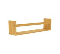 7H SEVEN HOUSE Estante Modular de Bambú con 1 Nivel 70x12x15cm 7house