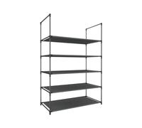 7H SEVEN HOUSE Estante Zapatero Metálico 7house | Zapatero con 5 Baldas - Estanterías aptas para Zapatos | Zapatero para Entrada Recibidor Dormitorio... Dimensiones 60x30x90 cm