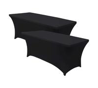 7H SEVEN HOUSE Pack 2 Fundas para Mesas Plegables Rectangulares Catering 240x74cm 7house