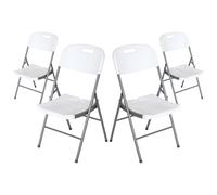 7H SEVEN HOUSE Pack 4 Sillas Plegables con Asa 47x58x87cm 7house