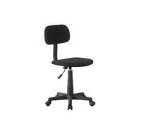 7house Silla de Oficina con Ruedas Basic Negro 86x47x41cm 7house