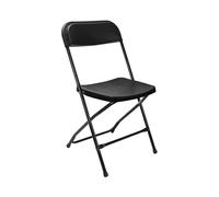 7H SEVEN HOUSE Silla Plegable de Resina Garden Negro 45x44.5x79cm 7house