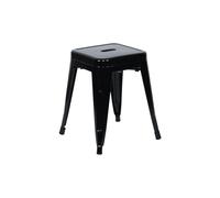 7house Taburete Bajo Industrial Apilable de Acero 38x38x46cm 7house