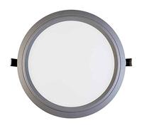 7H SEVENON 184357 Downlight Led Ultraslim Empotrable Redondo - Aluminio, 15W 1100Lm, 20.5Cm, 4000K