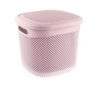 7H SEVENON Cesta Mediana Cuadrada con Tapa 15 litros 7house