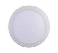 7H SEVENON - Downlight LED Ultraslim 18W Ø22.5cm, Aluminio, 1400 lúmenes, Ángulo 120º, Temperatura 4000K (Blanco Neutro), Orientación Fija, Empotrable, 40000H Vida Útil, Interior, Ø22.5x2 cm, Blanco