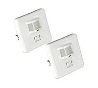 7H SEVENON Pack 2 Interruptores con Sensor Infrarrojo de Movimiento y Sensor Crepuscular Home