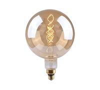 7H SEVENON Vintage - Bombilla Led Filamento Decorativa Globo Gigante G150, Cristal, Casquillo E27, 4W, 28W Equi., 280lm, Luz Blanca Cálida (2100K), 320º, 15.000H, Ø15x21cm, Acabado Transparente