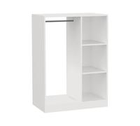 7house Armario Vestidor de 3 Compartimentos 78x48x109cm 7house