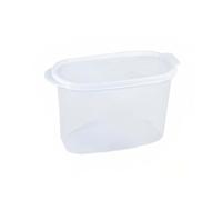7house Bote con Tapa Dispensadora 1.2L Blanco 20x9.5x12.5cm 7house