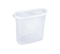 7house Bote con Tapa Dispensadora 1.7L Blanco 20x9.5x17.5cm 7house