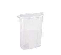 7house Bote con Tapa Dispensadora 2.4L Blanco 24.5x9.5x17.5cm 7house