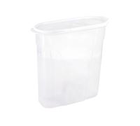 7house Bote con Tapa Dispensadora 4L Blanco 25.5x10.5x26.5cm 7house