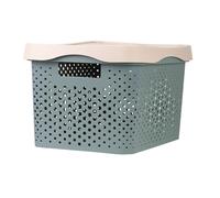 7house Cesta Alta de Ordenación Rectangular con Tapa Zest 7house