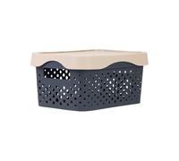 7house Cesta Mediana de Ordenación Rectangular con Tapa Zest 7house