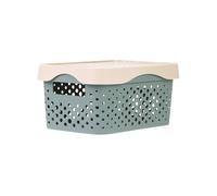 7house Cesta Mediana de Ordenación Rectangular con Tapa Zest 7house