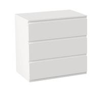 7house Cómoda de 3 Cajones SpaceQub 78x48x73cm 7house