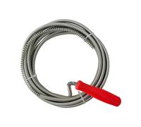 7house Desatascador de Tuberias en Espiral 3m Gris/Rojo 7house