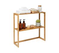 7H SEVEN HOUSE Estantería Modular de Bambú con 2 Niveles 60x57x20cm 7house