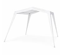 7house Gazebo Plegable para Jardín con Estructura de Acero 330x330x240cm 7house