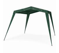 Gazebo Plegable para Jardín con Estructura de Acero 330x330x240cm 7house