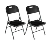 7house Pack 2 Sillas Plegables con Asa 47x58x87cm 7house