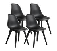 7house Pack de 4 Sillas de Comedor Nórdicas Aroa en Polipropileno para Interior y Exterior 7house