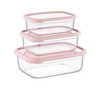 7house Set 3 Recipientes Herméticos para Alimentos, de forma Rectangular 7house