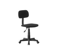 7house Silla de Oficina con Ruedas Basic Negro 86x47x41cm 7house