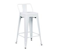 7house Taburete Alto Industrial Apilable de Acero 41x41x85cm 7house