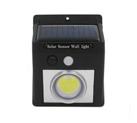 7hSevenOn Aplique de Pared Solar LED con Sensor Crepuscular y Movimiento Negro 7500K 20000H 7hSevenOn