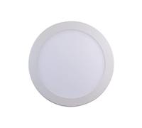 7hSevenOn - Downlight LED Ultraslim 12W Ø17cm, Aluminio, 900 lúmenes, Ángulo 120º, Temperatura Color 4000K (Blanco Neutro), Orientación FIja, Empotrable, 40000H Vida Útil, Interior, Ø17x2.8 cm, Blanco