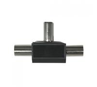 7hSevenOn Elec Conector Inductivo para TV T 2 Machos/1 Hembra Negro 7hSevenOn Elec