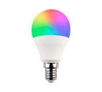 Bombilla LED Esférica Smart WiFi E27 5W Equi.35W 450lm RGBWW Regulable vía Smartphone/App 25000H 7hSevenOn Premium