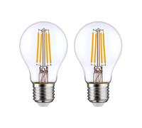 7hSevenOn Premium Pack 2 Bombillas LED Filamento Estándar E27 8W Equi.60W 806lm 2700K 25000H 7hSevenOn Premium