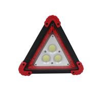 7hSevenOn Señal de Emergencia Portátil Triángular con 4 Modos de Iluminación Negro/Rojo 7500K 20000H 7hSevenOn