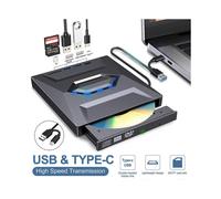 7in1 External USB 3.0 DVD CD RW Writer Drive Burner Reader Player for Laptop PC