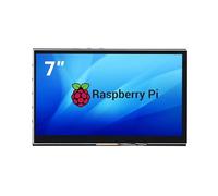 7inch HDMI Capacitive Touchscreen Display, 1024x600 Resolution, Fits Raspberry Pi, Jetson Nano, Windows, Ubuntu - Plug & Play, Stereo Speakers, Multi-Language OSD