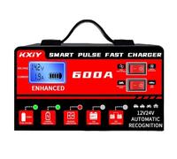 7JI Cargador inteligente de batería de coche de 12 V/24 V, 6 - 400 A para cortacésped, cargador de batería para coche, moto, barco y camión