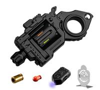 7JI Fidget Toy Aleación, Fidget Toys Adulto, Pistola de bala suave con 20 balas blandas, juguete antiestrés EDC, pistola de juguete, descompresión giratoria, varias posibilidades de juego, regalo para