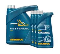 7L 4 + 3x 1 Litro Mannol Aceite Cadena Universal Mineral Sierra Motosierra