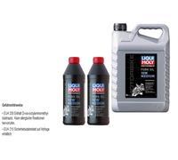 LIQUI MOLY Motorbike Fork Oil 10W medium | 5 L | Aceite de horquilla de motocicleta | 1606