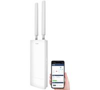 7links repetidor WiFi 6 para Exterior de Doble Banda hasta 3000 Mbit/s IP65 PoE