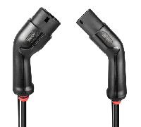 Lindy 30113 cable de carga para vehículo eléctrico Negro Type 2 3 7 m